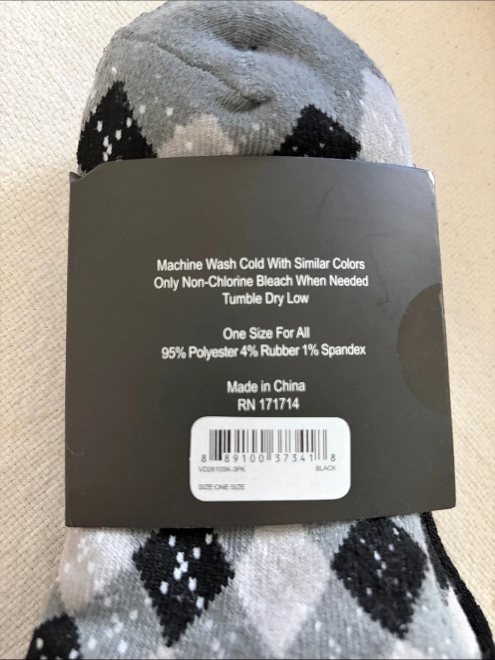 Von Dutch Crew Socks, 3 pack, OS, NWT